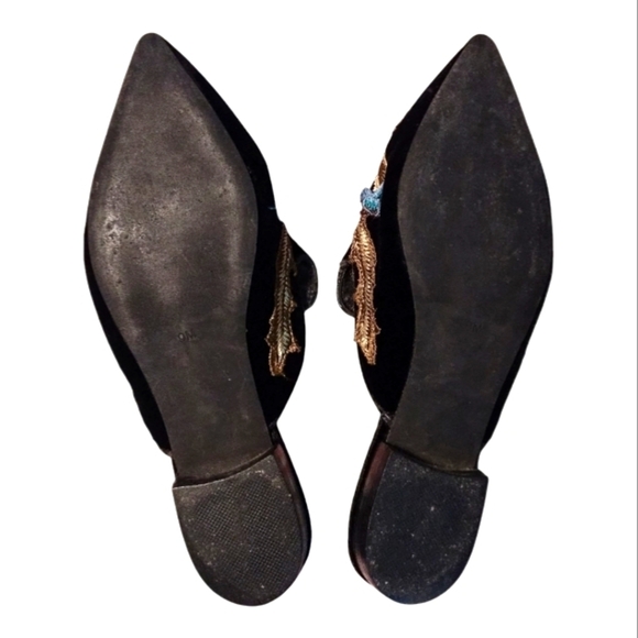 Jeffrey Campy Embroidered Claes Black Velvet - Picture 5 of 11